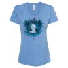 Women's Snow Heather Jersey V-Neck T-Shirt Thumbnail