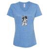 Women's Snow Heather Jersey V-Neck T-Shirt Thumbnail