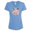 Women's Snow Heather Jersey V-Neck T-Shirt Thumbnail