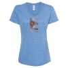Women's Snow Heather Jersey V-Neck T-Shirt Thumbnail