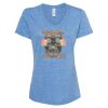 Women's Snow Heather Jersey V-Neck T-Shirt Thumbnail
