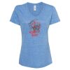 Women's Snow Heather Jersey V-Neck T-Shirt Thumbnail