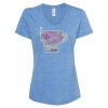 Women's Snow Heather Jersey V-Neck T-Shirt Thumbnail