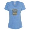 Women's Snow Heather Jersey V-Neck T-Shirt Thumbnail