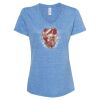 Women's Snow Heather Jersey V-Neck T-Shirt Thumbnail
