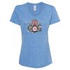 Women's Snow Heather Jersey V-Neck T-Shirt Thumbnail