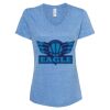Women's Snow Heather Jersey V-Neck T-Shirt Thumbnail