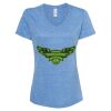 Women's Snow Heather Jersey V-Neck T-Shirt Thumbnail