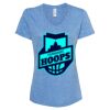 Women's Snow Heather Jersey V-Neck T-Shirt Thumbnail