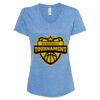 Women's Snow Heather Jersey V-Neck T-Shirt Thumbnail