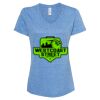 Women's Snow Heather Jersey V-Neck T-Shirt Thumbnail