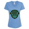 Women's Snow Heather Jersey V-Neck T-Shirt Thumbnail