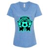Women's Snow Heather Jersey V-Neck T-Shirt Thumbnail