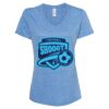 Women's Snow Heather Jersey V-Neck T-Shirt Thumbnail