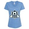 Women's Snow Heather Jersey V-Neck T-Shirt Thumbnail