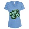 Women's Snow Heather Jersey V-Neck T-Shirt Thumbnail