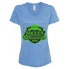 Women's Snow Heather Jersey V-Neck T-Shirt Thumbnail