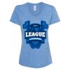 Women's Snow Heather Jersey V-Neck T-Shirt Thumbnail