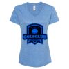 Women's Snow Heather Jersey V-Neck T-Shirt Thumbnail