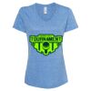 Women's Snow Heather Jersey V-Neck T-Shirt Thumbnail