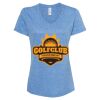 Women's Snow Heather Jersey V-Neck T-Shirt Thumbnail