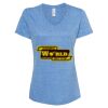 Women's Snow Heather Jersey V-Neck T-Shirt Thumbnail