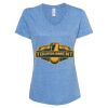 Women's Snow Heather Jersey V-Neck T-Shirt Thumbnail