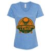Women's Snow Heather Jersey V-Neck T-Shirt Thumbnail