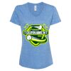 Women's Snow Heather Jersey V-Neck T-Shirt Thumbnail