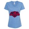 Women's Snow Heather Jersey V-Neck T-Shirt Thumbnail