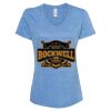 Women's Snow Heather Jersey V-Neck T-Shirt Thumbnail