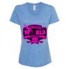 Women's Snow Heather Jersey V-Neck T-Shirt Thumbnail