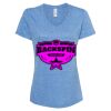 Women's Snow Heather Jersey V-Neck T-Shirt Thumbnail