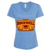 Women's Snow Heather Jersey V-Neck T-Shirt Thumbnail
