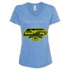 Women's Snow Heather Jersey V-Neck T-Shirt Thumbnail