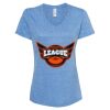 Women's Snow Heather Jersey V-Neck T-Shirt Thumbnail