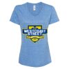 Women's Snow Heather Jersey V-Neck T-Shirt Thumbnail