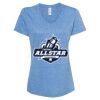 Women's Snow Heather Jersey V-Neck T-Shirt Thumbnail