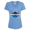 Women's Snow Heather Jersey V-Neck T-Shirt Thumbnail