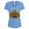 Women's Snow Heather Jersey V-Neck T-Shirt Thumbnail