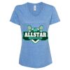 Women's Snow Heather Jersey V-Neck T-Shirt Thumbnail