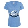 Women's Snow Heather Jersey V-Neck T-Shirt Thumbnail
