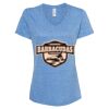Women's Snow Heather Jersey V-Neck T-Shirt Thumbnail