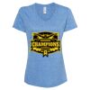 Women's Snow Heather Jersey V-Neck T-Shirt Thumbnail