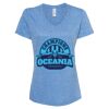 Women's Snow Heather Jersey V-Neck T-Shirt Thumbnail