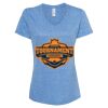 Women's Snow Heather Jersey V-Neck T-Shirt Thumbnail