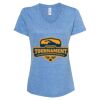 Women's Snow Heather Jersey V-Neck T-Shirt Thumbnail