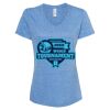Women's Snow Heather Jersey V-Neck T-Shirt Thumbnail