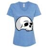 Women's Snow Heather Jersey V-Neck T-Shirt Thumbnail
