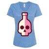 Women's Snow Heather Jersey V-Neck T-Shirt Thumbnail
